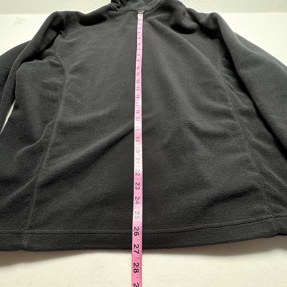 COLUMBIA Men Fleece Jacket Zip Collared Sz XL Black Outdoors Camping 48-24 - Picture 12 of 12